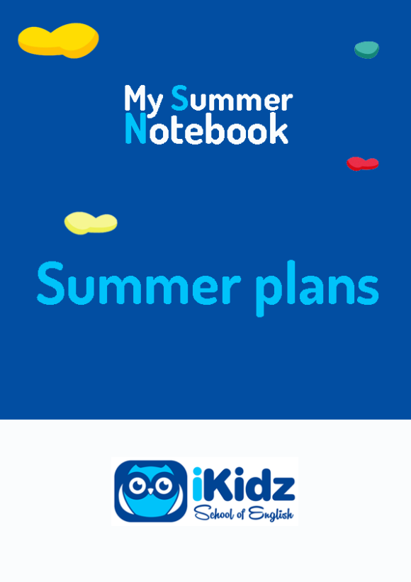 My summer Notebook portada_Summer plans