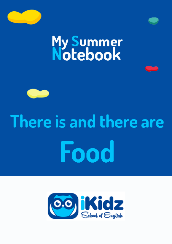 Meu Notebook de verão portada_There is and are_food
